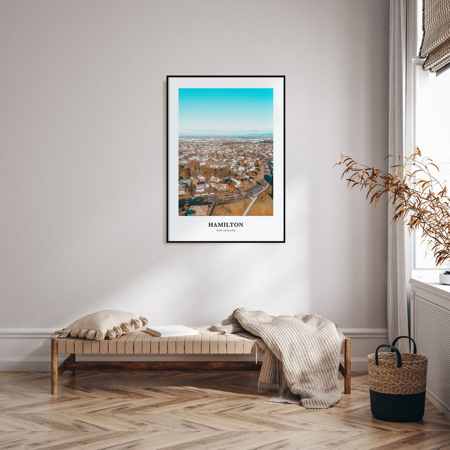 Hamilton, New Zealand Portrait Color Poster