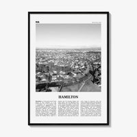 Hamilton Print Black and White New Zealand, Hamilton Wall Art, Hamilton Poster, Hamilton Photo, Hamilton Wall Décor, Hamilton Map