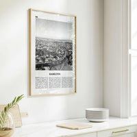 Hamilton Print Black and White New Zealand, Hamilton Wall Art, Hamilton Poster, Hamilton Photo, Hamilton Wall Décor, Hamilton Map