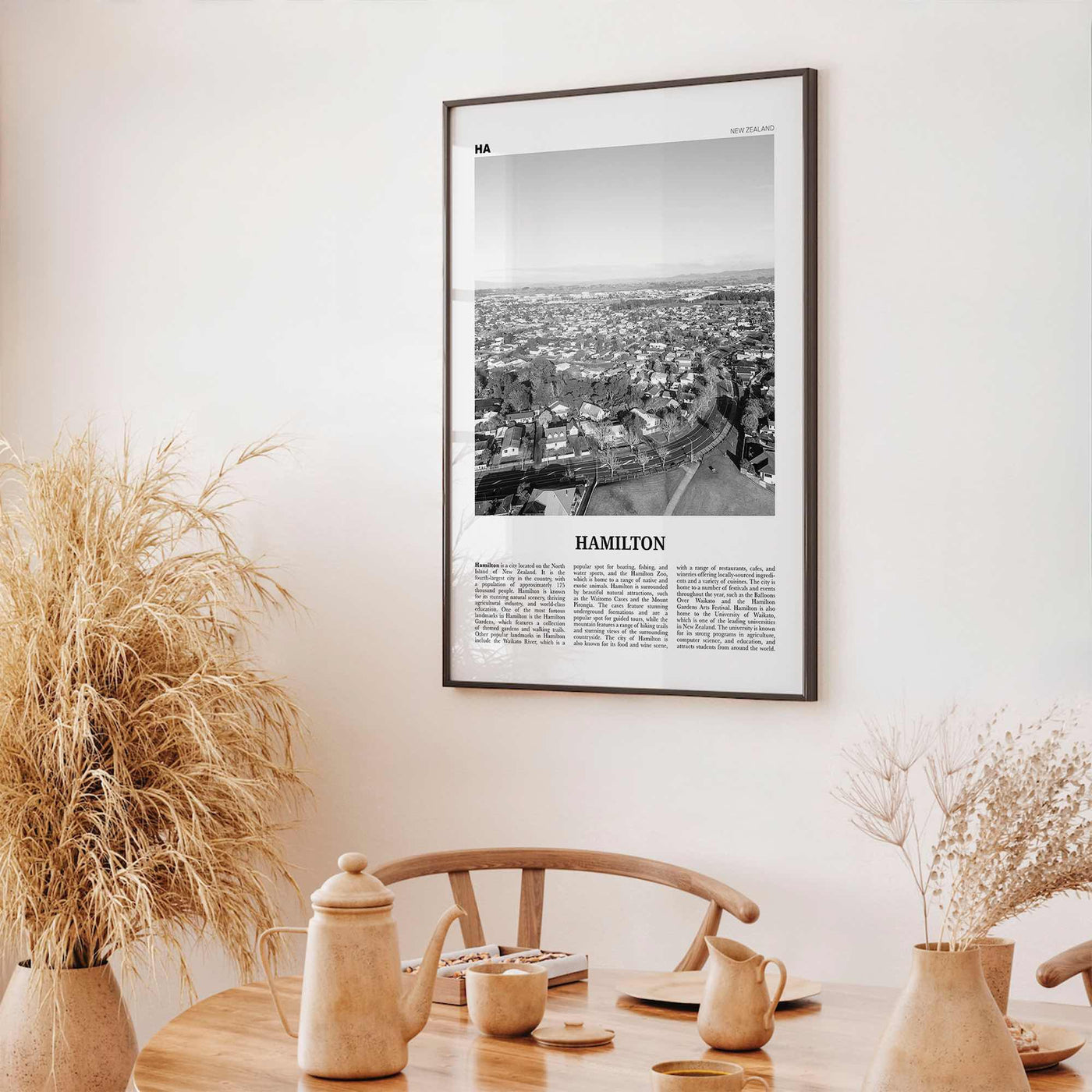 Hamilton Print Black and White New Zealand, Hamilton Wall Art, Hamilton Poster, Hamilton Photo, Hamilton Wall Décor, Hamilton Map