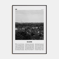 Hamm Travel B&W Poster