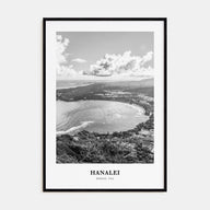Hanalei Portrait B&W Poster