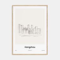 Hangzhou Drawn Poster