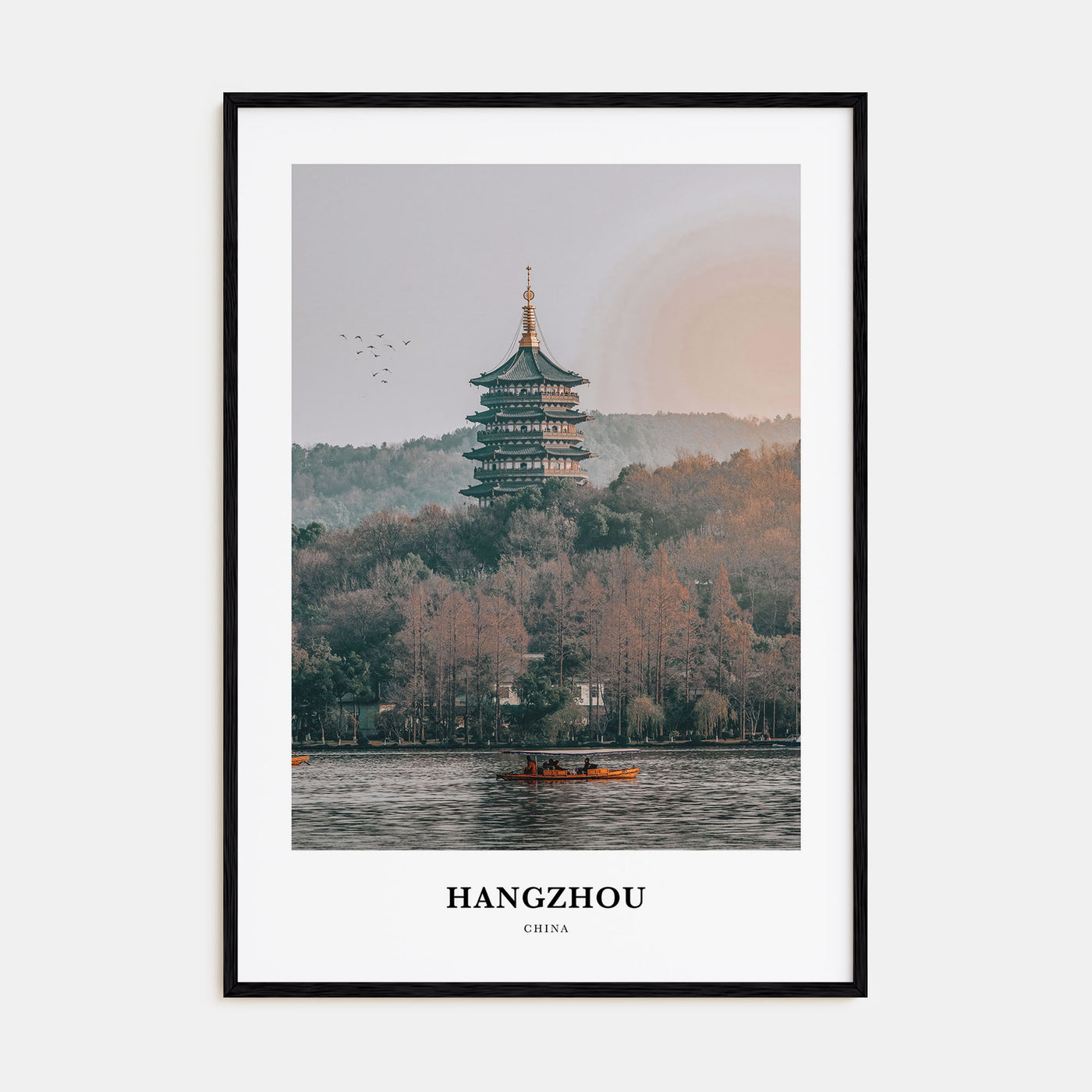 Hangzhou Portrait Color Poster
