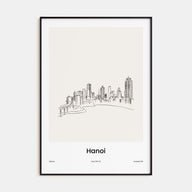 Hanoi Drawn Poster