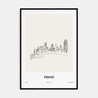 Hanoi Drawn Poster