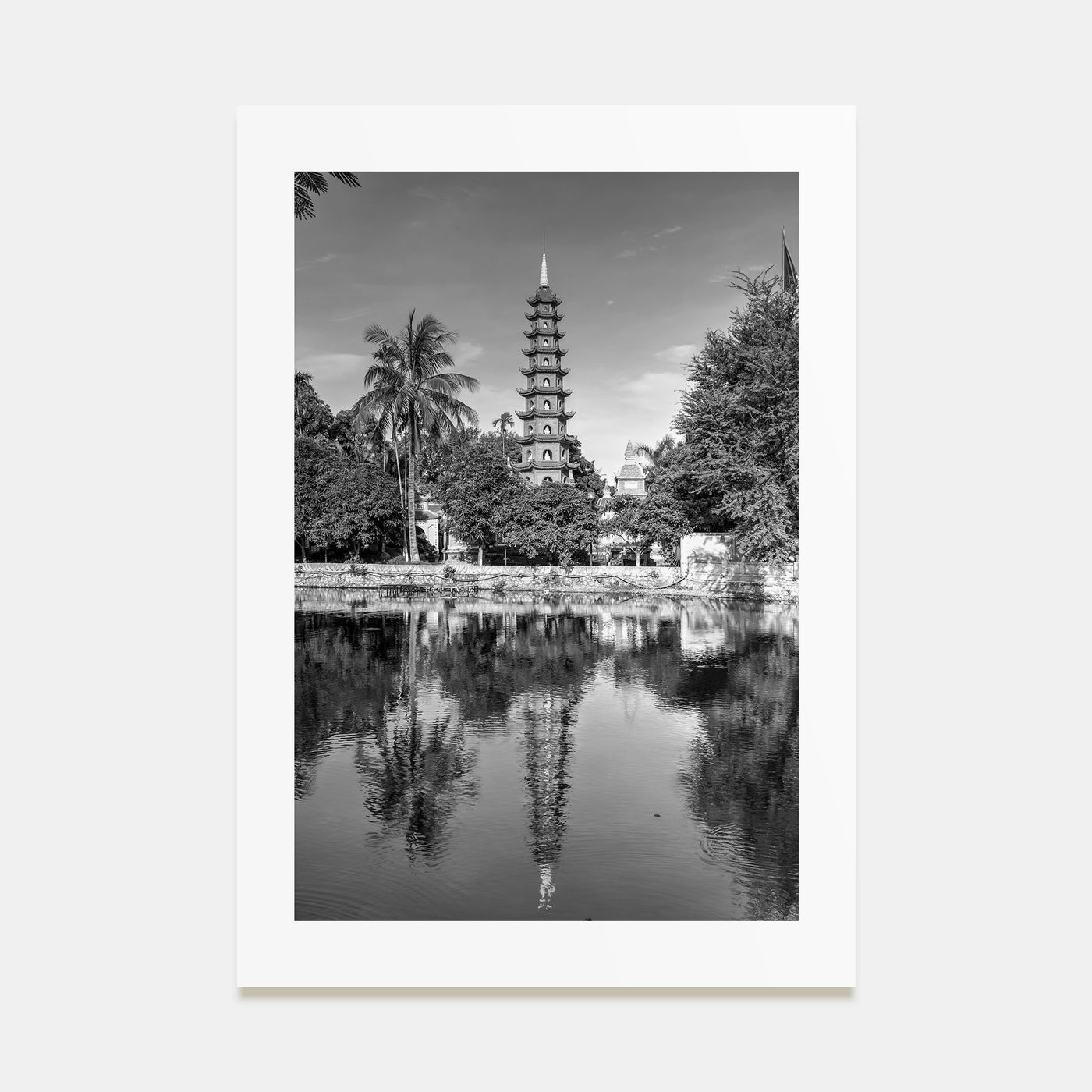 Hanoi Photo B&W Poster