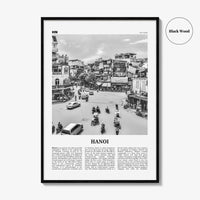 Hanoi Print Black and White No 1, Hanoi Wall Art, Hanoi Poster, Hanoi Photo, Hanoi Wall Decor, Vietnam, Viet Nam, Asia, Hà Nội, Viet Nam