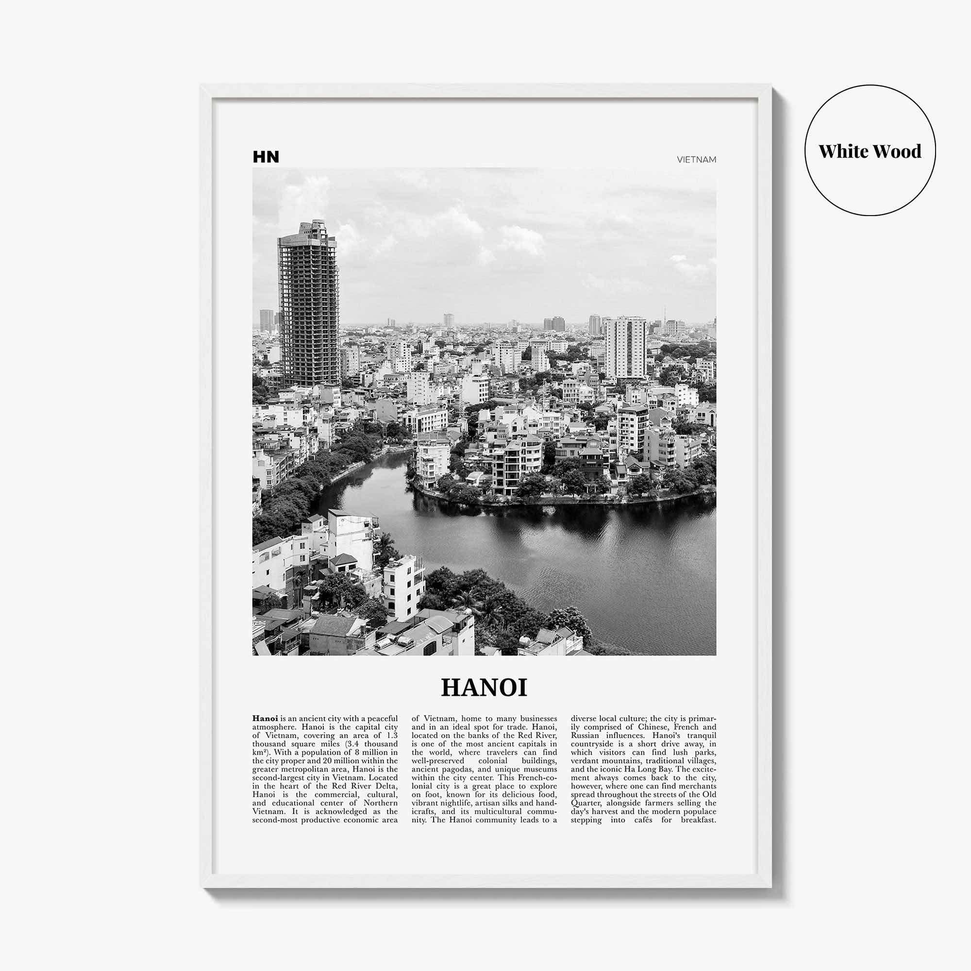 Hanoi Print Black and White No 2, Hanoi Wall Art, Hanoi Poster, Hanoi Photo, Hanoi Wall Decor, Vietnam, Viet Nam, Asia, Hà Nội, Viet Nam