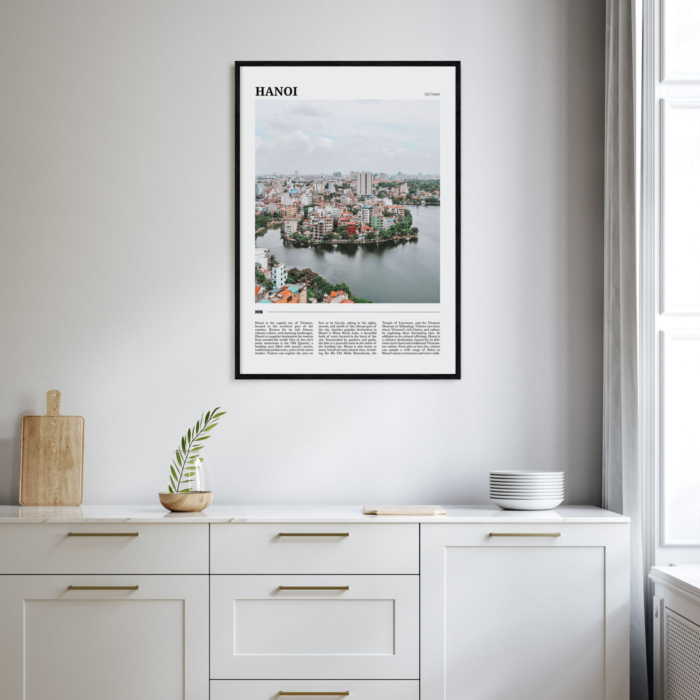 Hanoi Travel Color Poster