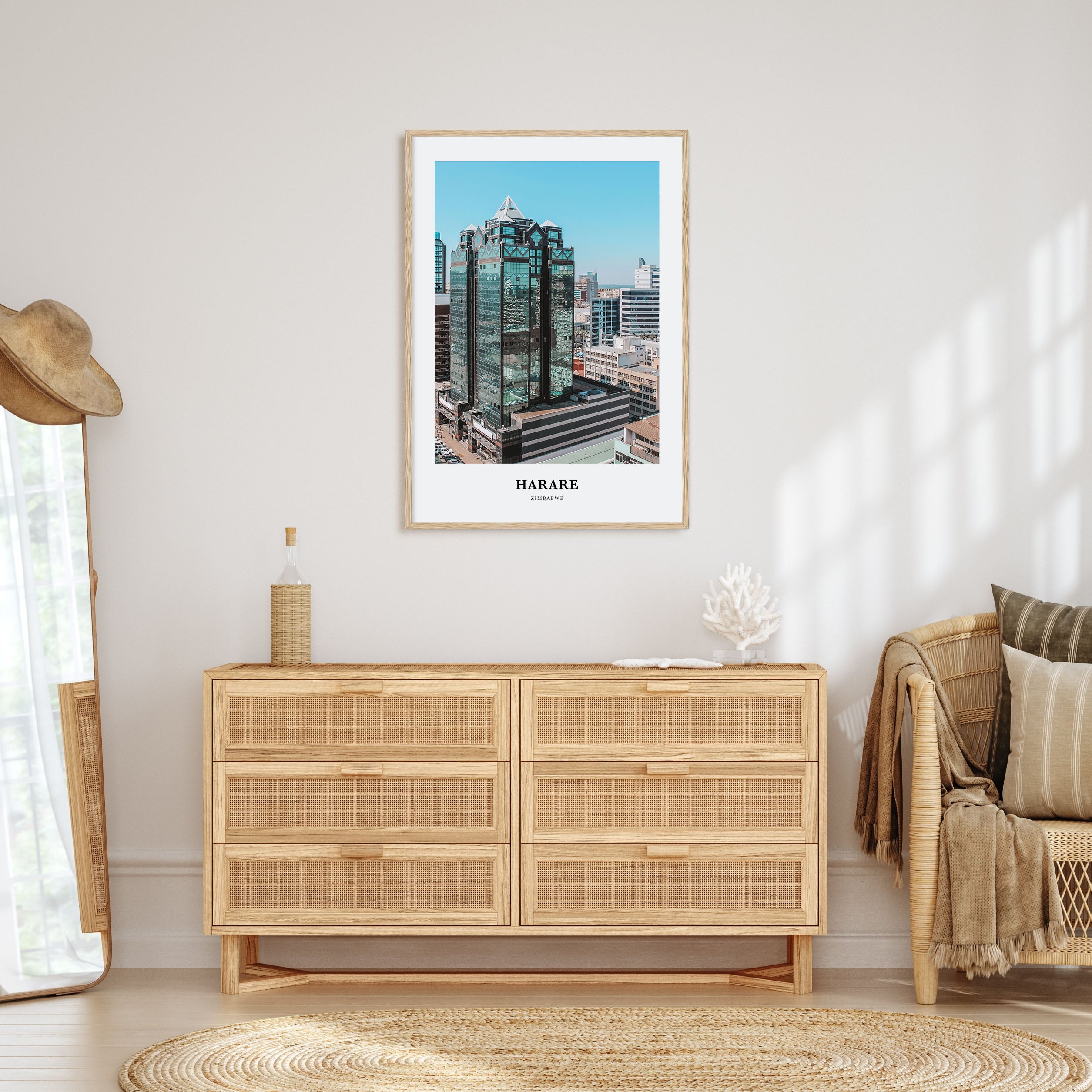 Harare Portrait Color Poster