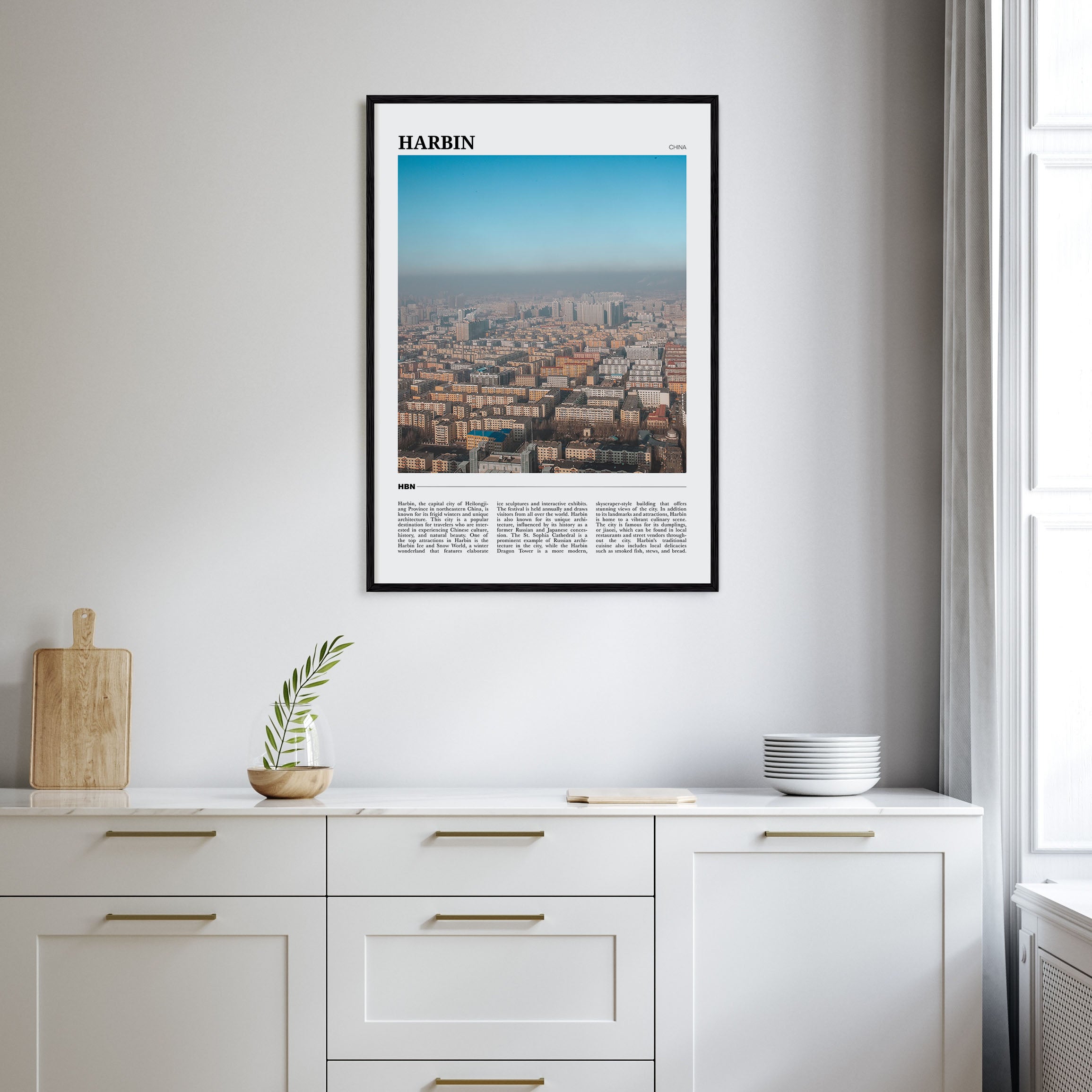 Harbin Travel Color Poster