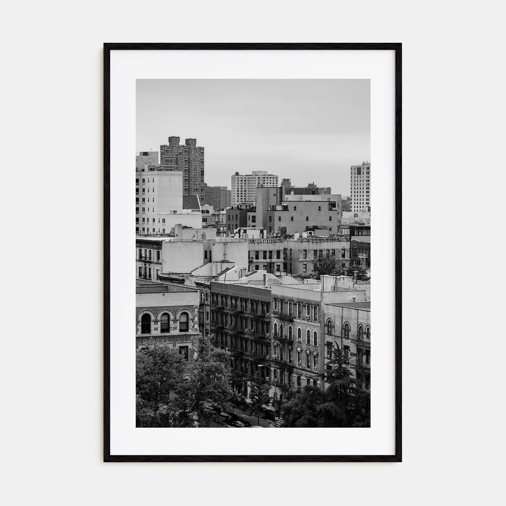Harlem Photo B&W Poster