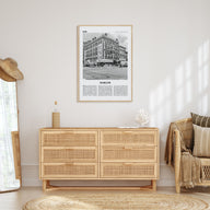 Harlem Travel B&W Poster