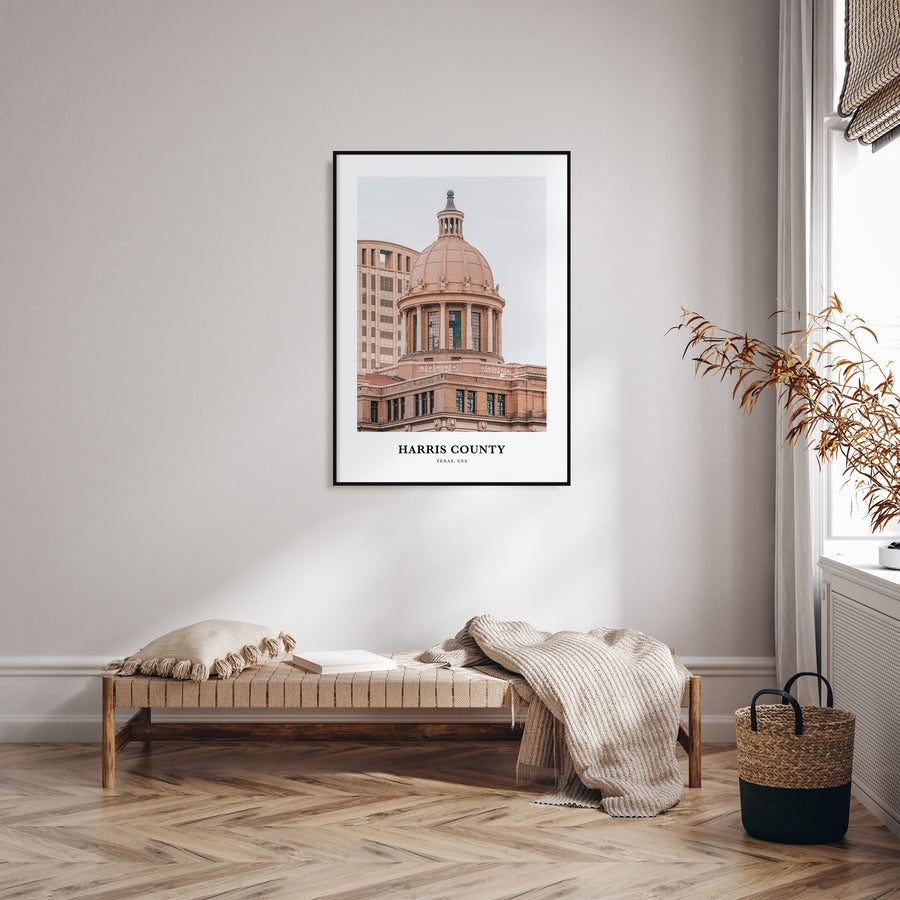 Harris County Portrait Color Poster