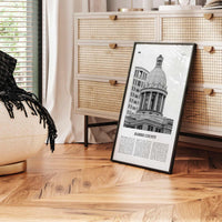 Harris County Print Black and White, Harris County Wall Art, Harris County Poster, Harris County Photo, Harris County Wall Décor, Harris Map