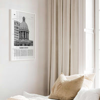 Harris County Print Black and White, Harris County Wall Art, Harris County Poster, Harris County Photo, Harris County Wall Décor, Harris Map