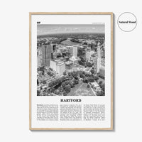 Hartford Print Black and White, Hartford Wall Art, Hartford Poster, Hartford Photo, Connecticut, USA, United States, North America