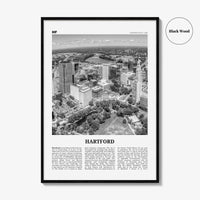 Hartford Print Black and White, Hartford Wall Art, Hartford Poster, Hartford Photo, Connecticut, USA, United States, North America