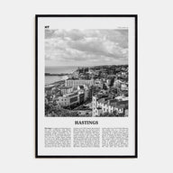 Hastings Travel B&W Poster