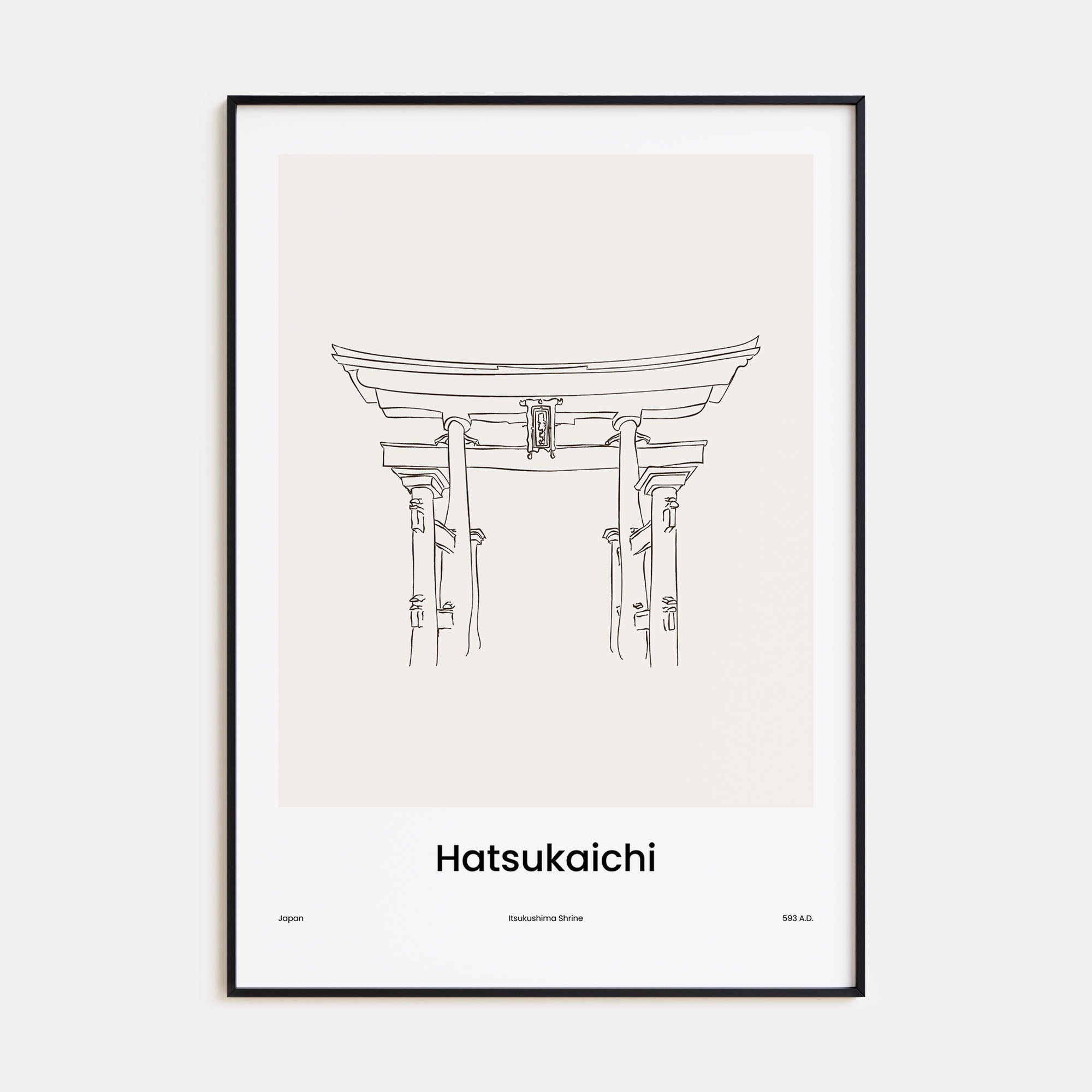 Hatsukaichi Drawn Poster