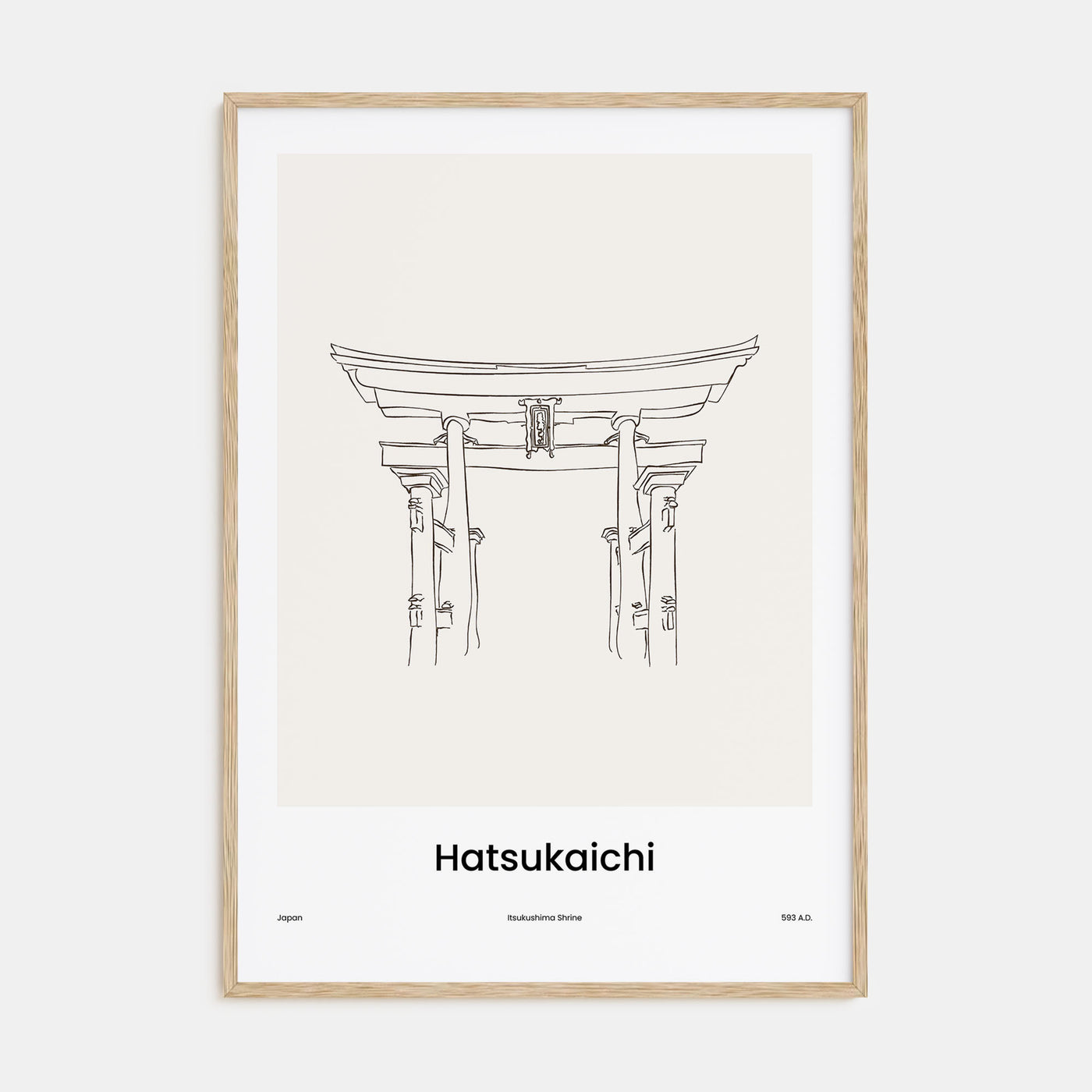 Hatsukaichi Drawn Poster