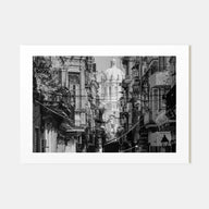 Havana Landscape B&W Poster