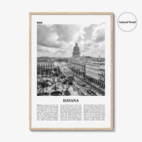 Havana Print Black and White No 1, Havana Wall Art, Havana Poster, Havana Photo, Havana Wall Decor, Cuba, La Habana, Cuban, Caribbean