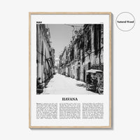 Havana Print Black and White No 2, Havana Wall Art, Havana Poster, Havana Photo, Havana Wall Decor, Cuba, La Habana, Cuban, Caribbean
