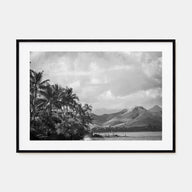 Hawaii Landscape B&W No 1 Poster