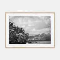 Hawaii Landscape B&W No 1 Poster