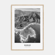 Hawaii Portrait B&W No 2 Poster