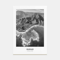 Hawaii Portrait B&W No 2 Poster