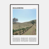 Healdsburg Travel Color Poster