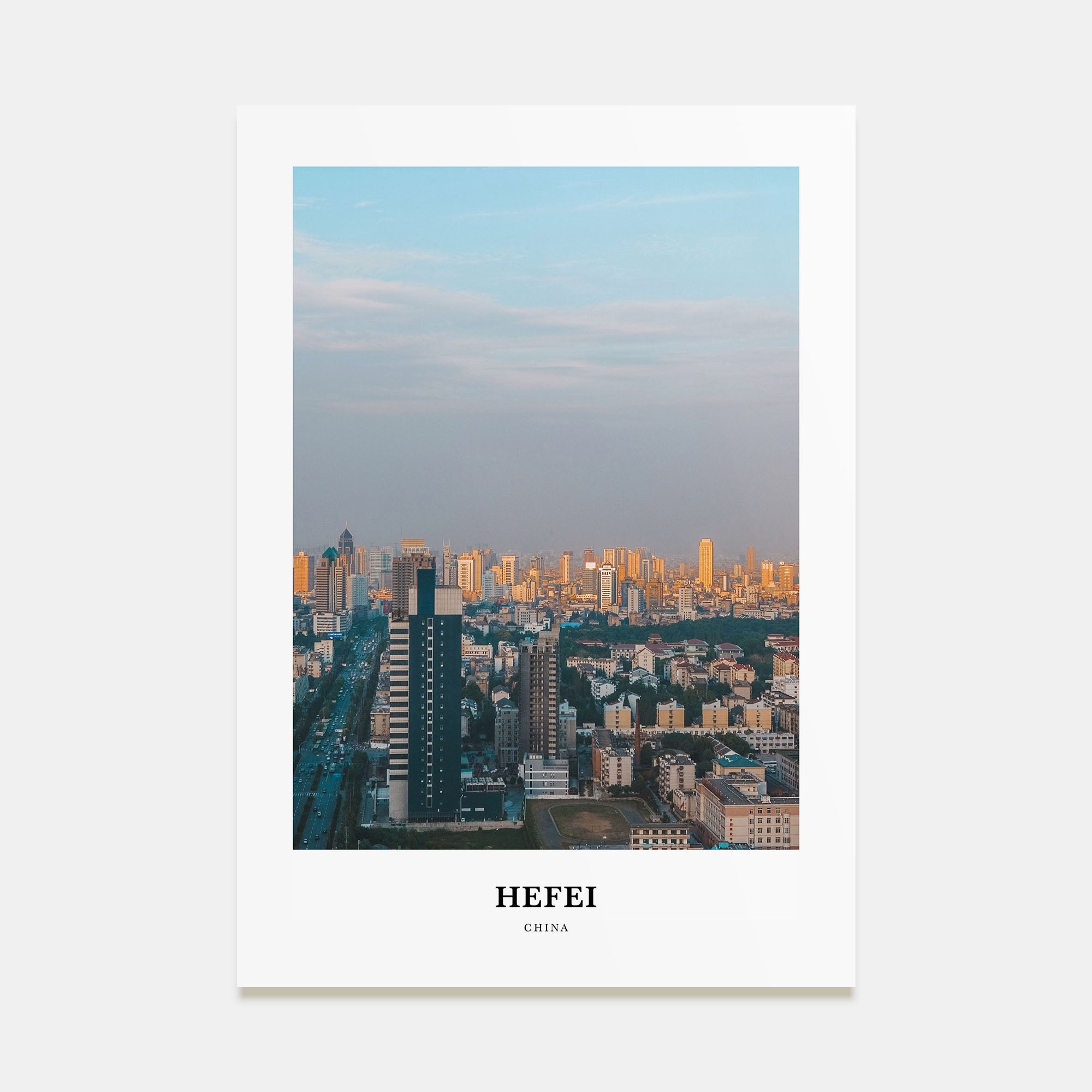 Hefei Portrait Color Poster