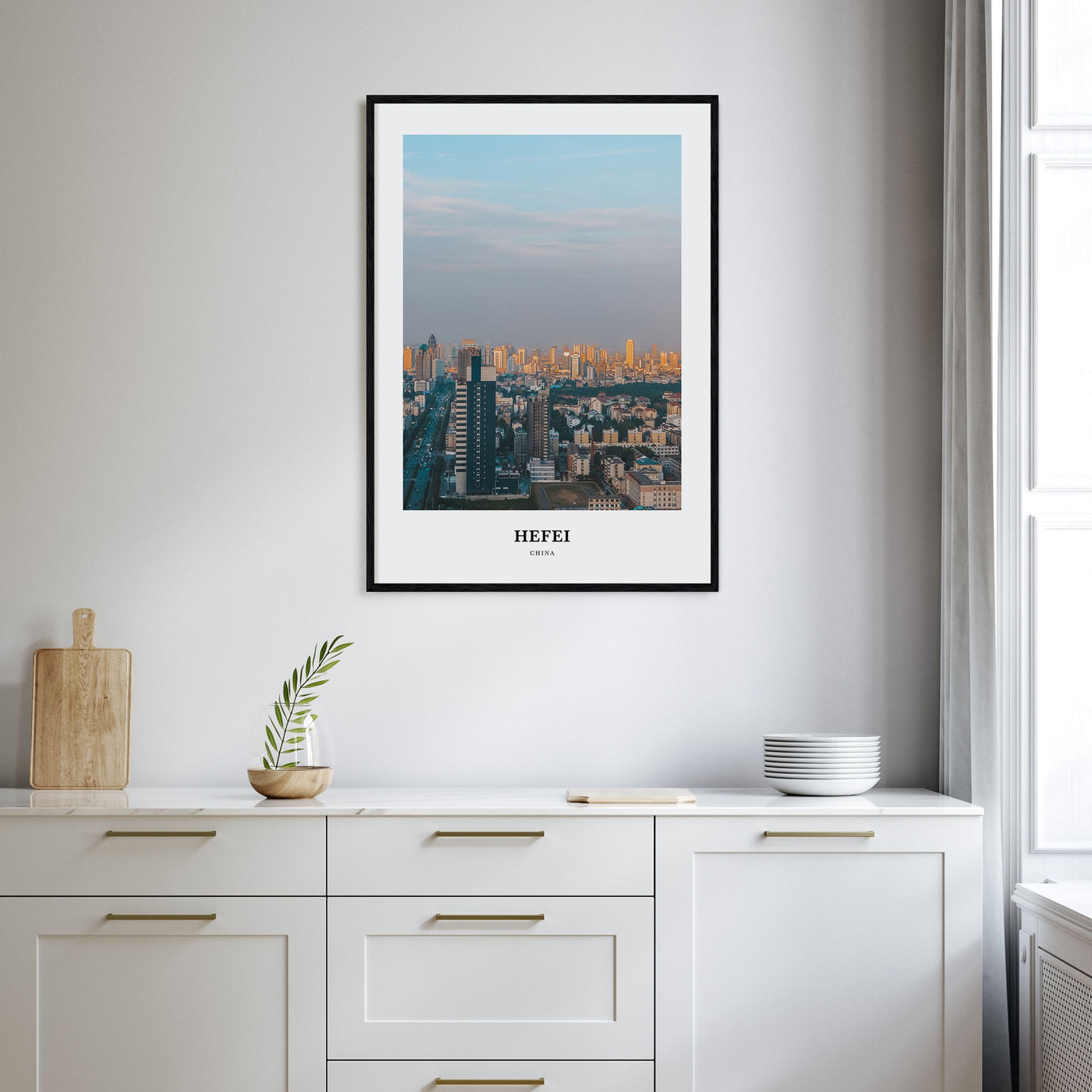 Hefei Portrait Color Poster