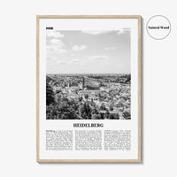 Heidelberg Print Black and White, Heidelberg Wall Art, Heidelberg Poster, Heidelberg Photo, Heidelberg Wall Décor, Germany, Deutschland