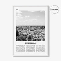Heidelberg Print Black and White, Heidelberg Wall Art, Heidelberg Poster, Heidelberg Photo, Heidelberg Wall Décor, Germany, Deutschland
