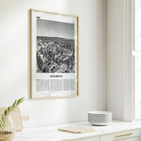 Heilbronn Print Black and White, Heilbronn Wall Art, Heilbronn Poster, Heilbronn Photo, Heilbronn Wall Décor, Heilbronn Map, Germany