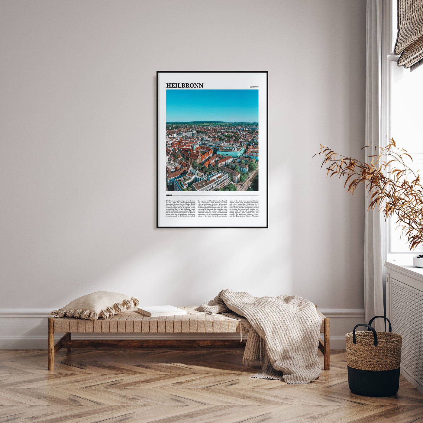 Heilbronn Travel Color Poster