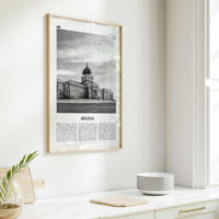 Helena Print Black and White No 1, Helena Wall Art, Helena Poster, Helena Photo, Helena Wall Décor, Helena Map, Montana, USA