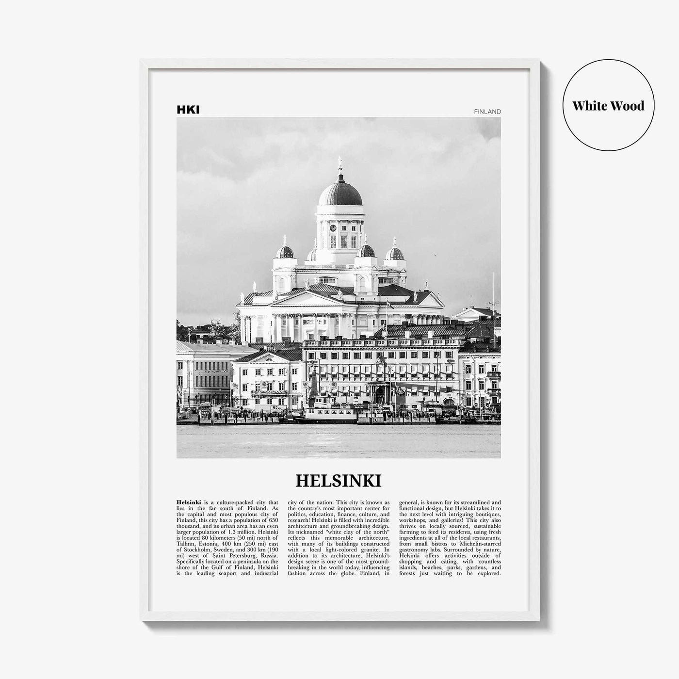 Helsinki Print Black and White, Helsinki Wall Art, Helsinki Poster, Helsinki Photo, Helsinki Wall Decor, Finland, Helsingin, Finnish, Europe