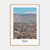 Hemet Portrait Color Poster