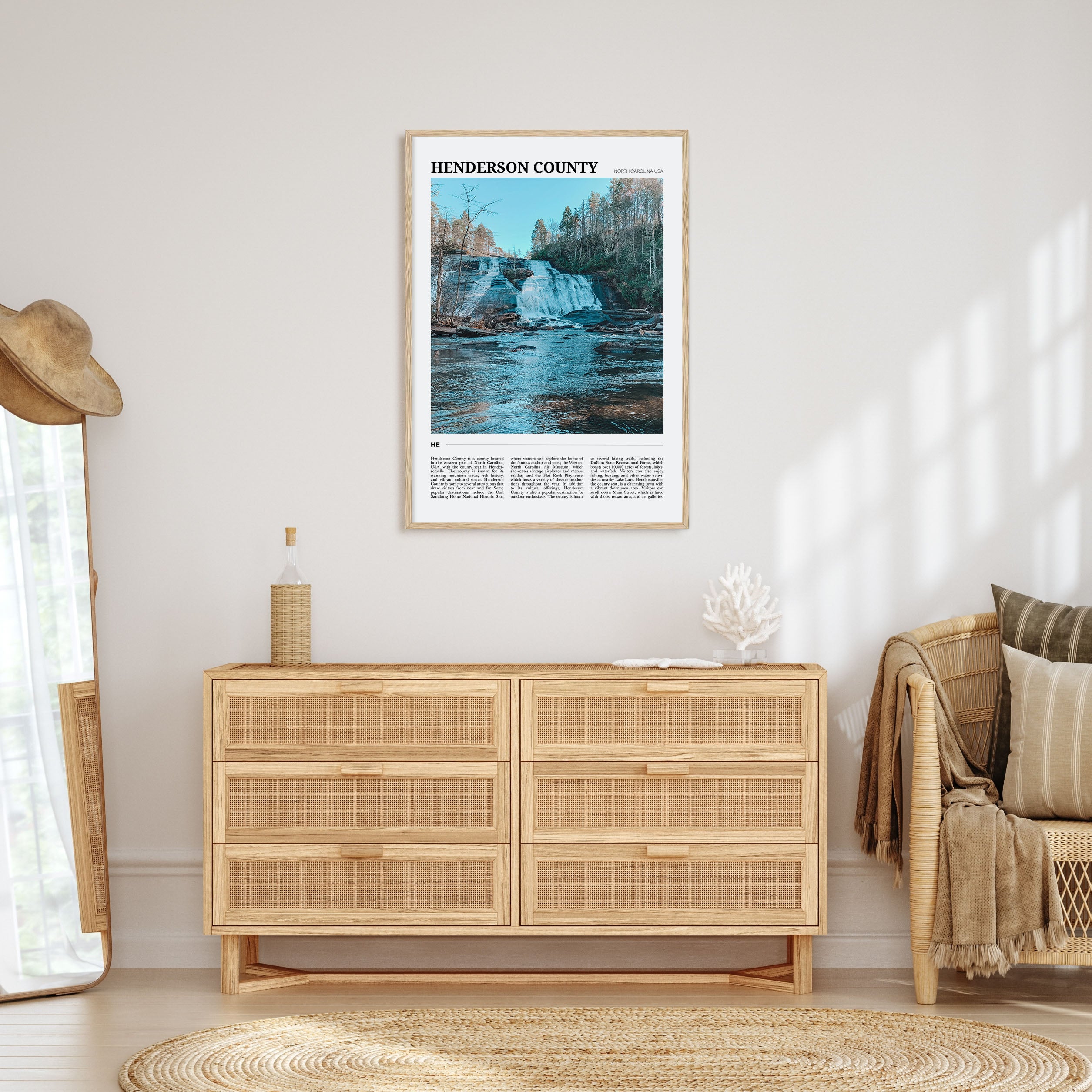 Henderson County Travel Color Poster