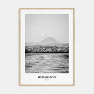 Heraklion Portrait B&W Poster