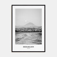 Heraklion Portrait B&W Poster