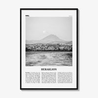 Heraklion Print Black and White, Heraklion Wall Art, Heraklion Poster, Heraklion Photo, Heraklion Wall, Greece, Iraklion, Ηράκλειο, Irákleio