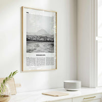 Heraklion Print Black and White, Heraklion Wall Art, Heraklion Poster, Heraklion Photo, Heraklion Wall, Greece, Iraklion, Ηράκλειο, Irákleio