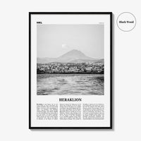 Heraklion Print Black and White, Heraklion Wall Art, Heraklion Poster, Heraklion Photo, Heraklion Wall, Greece, Iraklion, Ηράκλειο, Irákleio