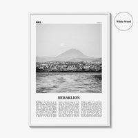 Heraklion Print Black and White, Heraklion Wall Art, Heraklion Poster, Heraklion Photo, Heraklion Wall, Greece, Iraklion, Ηράκλειο, Irákleio